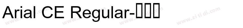 Arial CE Regular字体转换